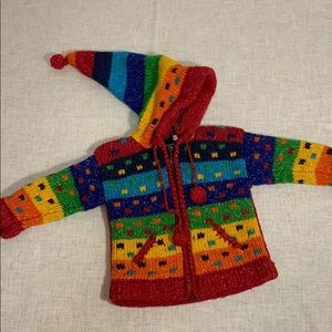 Invisible World - 12M zip up sweater coat